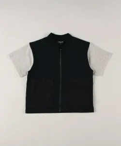 Куртка из смешанных материалов с коротким рукавом Comme Ca Ism, цвет Navy