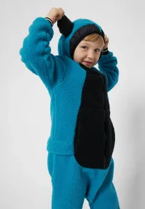 Флисовый комбинезон WeeDo "Монстр", мягкие рога монстра из искусственной кожи, функция роста, синий