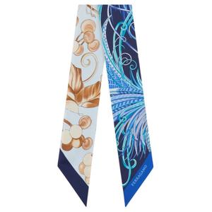 Ferragamo Шейный платок с принтом животных, Multicolor