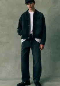 Джинсы прямого кроя Pull&Bear, Dark Grey