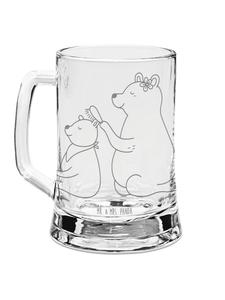 Пивная кружка с изображением ребенка, не говоря ни слова, в прозрачной Mr. & Mrs. Panda
