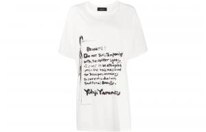 Футболка с коротким рукавом Yohji Yamamoto, белый