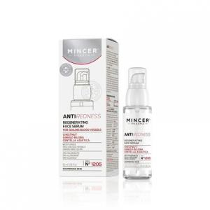 Mincer Pharma Регенерирующая увлажняющая сыворотка для лица против покраснений с каштаном, гинкго двулопастным и центеллой азиатской 30 мл, Mincer Est. Pharma 1989