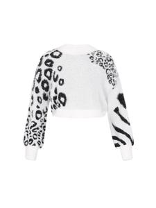 Женский свитер в бежево-черном цвете myMo ROCKS