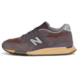Кроссовки 998 MiUSA Stone Island Raso Gommato New Balance, Dark Brown