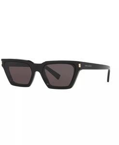 Женские солнцезащитные очки, Sl 633 Ys000516 Saint Laurent, черный