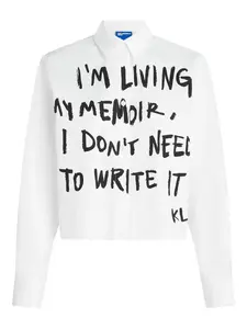 Рубашка на пуговицах Karl Lagerfeld Jeans, белый