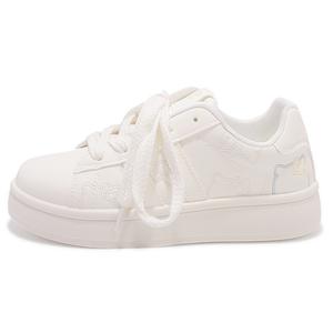 JIONGSEN Женские белые низкие кроссовки для скейтбординга Sen с амортизацией и износостойкостью