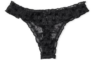Женские трусы Victoria's Secret, цвет 1 strip (black)