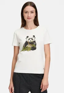 Футболка с принтом mit Betty & Co, Patch Cream Black