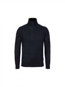 Karl Lagerfeld Вязаный свитер 655005 темно-синего цвета