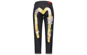 Джинсы женские деним синие Evisu, синий