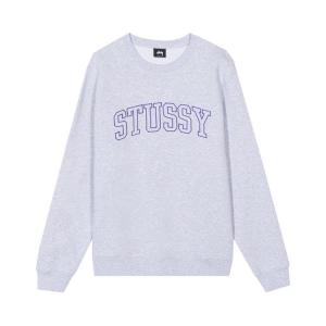 Свитер Stussy Outline Applique Crew, Ash Heather