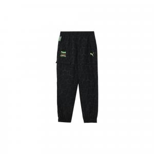 X TMNT Детские низ RELAXED Брюки Подростки PUMA, черный