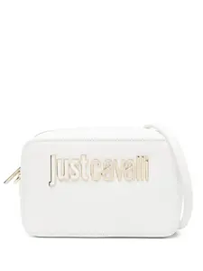 Сумка через плечо с логотипом Just Cavalli, белый
