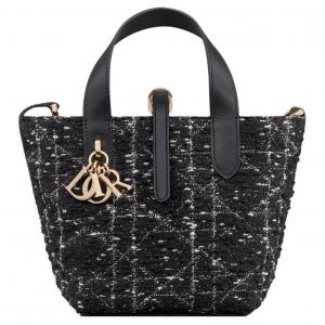 DIOR Сумка женская из телячьей кожи черная