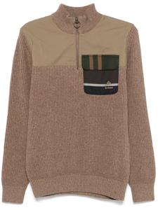 Baracuta свитер Miller из коллаборации с Barbour, коричневый