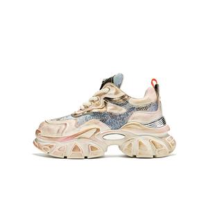 HR Женские повседневные низкие кеды beige multicolor