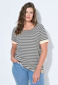 Футболка с принтом «рулон» длиной до 1/2 рукава Laurasøn, Black