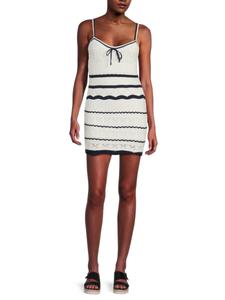 Платье-майка с пуантами Vintage Havana, цвет Ivory Navy Stripe