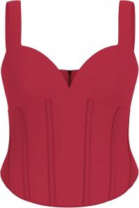 Женский корсет-топ Jadore Eco без рукавов GUESS, Siren Red