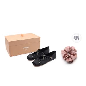 Туфли Мэри Джейн на плоской подошве, женские, цвет «Трюфель», черный LE SAUNDA, Truffle Black Bkf (Box