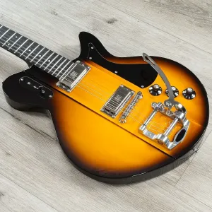 Гитара Eastman Henry James Signature Juliet, накладка на гриф из эбена, звукосниматели Seymour Duncan, расцветка Sunburst