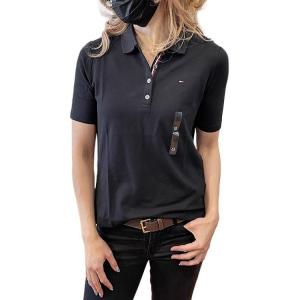 Женская поло Tommy Hilfiger, черный