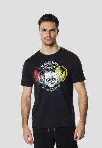 Футболка с короткими рукавами и принтом Koroshi, Indigo Blue