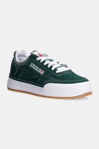 Замшевые кроссовки Reebok Classic Club C Megacourt, зеленый