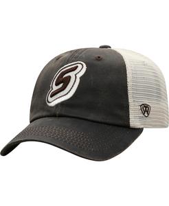 Мужская коричневая кепка Trucker Snapback Southeastern Louisiana Lions Scat Mesh Top of the World