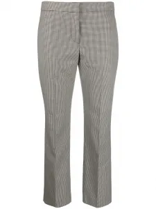 Клетчатые брюки Alexander McQueen, черный