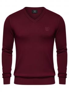 Ombre Свитер в цвете бордо