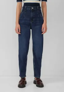 Джинсы прямого кроя до щиколотки, облегающие по всей окружности (360°), зауженные. S.Oliver, Blau