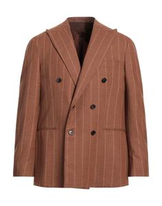 Блейзер F839 Born In Napoli, коричневый