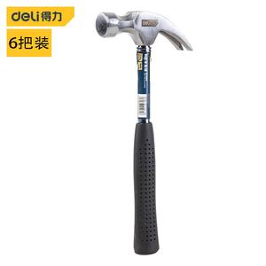 Deli Deli, 6 шт., стальной трубный молоток, молоток для гвоздей, железный молоток, деревообрабатывающий молоток, 0,25 кг, DL5025