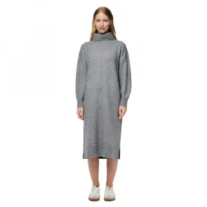 Платье Pieces Malou long sleeve long, серый