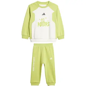 Детский спортивный комплект Casual Sportswear 2 Piece Set Adidas, белый/зеленый