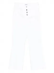 Джинсы на пуговицах Liu Jo, белый