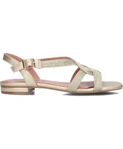 Стильные сандалии на плоской подошве для лета. Bibi Lou, бежевый