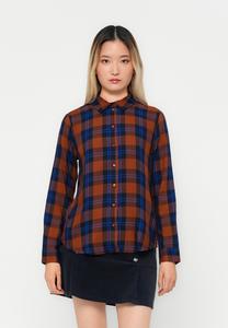 Блуза JDY JDYSTAY FITTED SHIRT, Leather Brown/Brown