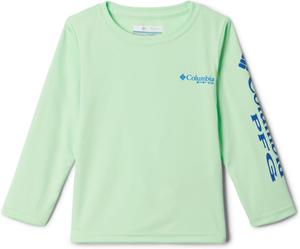 Columbia Boys' Terminal Tackle футболка с длинным рукавом, Key West/Vivid Blue Logo
