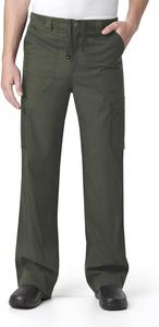 Carhartt Scrubs C54108 мужские штаны классического кроя Ripstop Boot Cut с 8 карманами, Olive