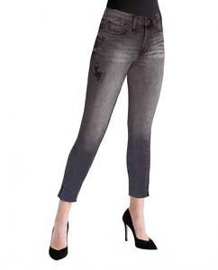 Высокие узкие джинсы с рваным краем Ramona Kensie, Ramona