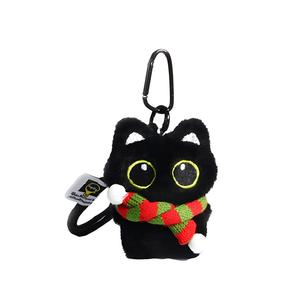 DUOMIAOYOU Мягкая игрушка милый плюшевый черный котенок кулон 13см высота