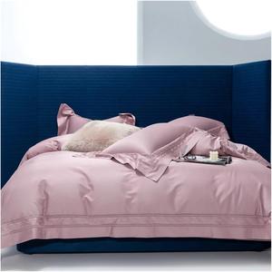 YUSIWOAL Комплект постельного белья из египетского хлопка 1400TC с ажурной вышивкой