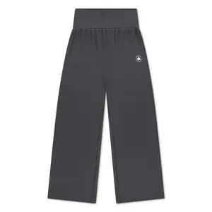 Converse Kids Folddown Ribbed pants, серый