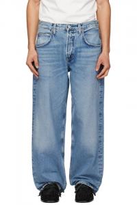 Agolde Синие джинсы в стиле фьюжн