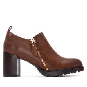 Женские мюли на платформе с квадратным каблуком в верблюжьем цвете Xti, коричневый