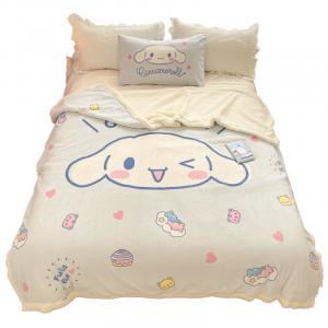 Пледы, пледы для дивана и флисовые одеяла Sanrio, Sherpa-Happy Cinnamoroll